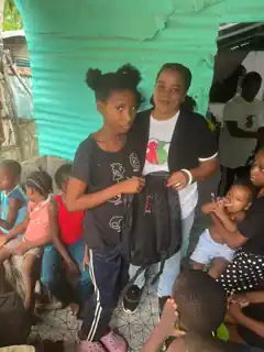Facilitadora durante una capacitación